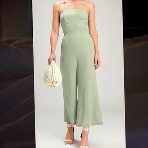 Lulu’s Sage Green jumpsuit